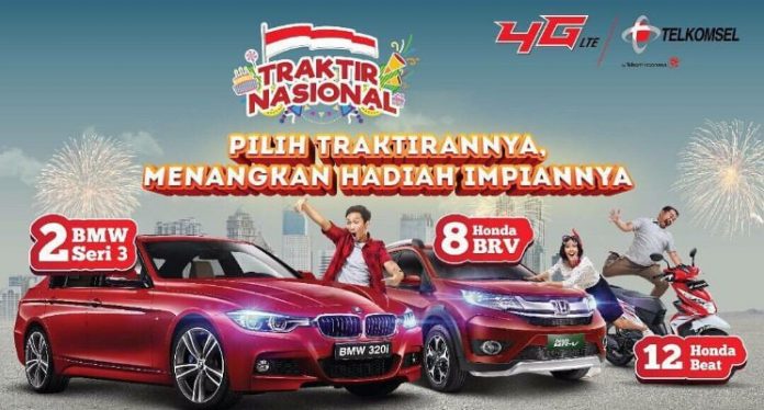 telkomsel traktir nasional