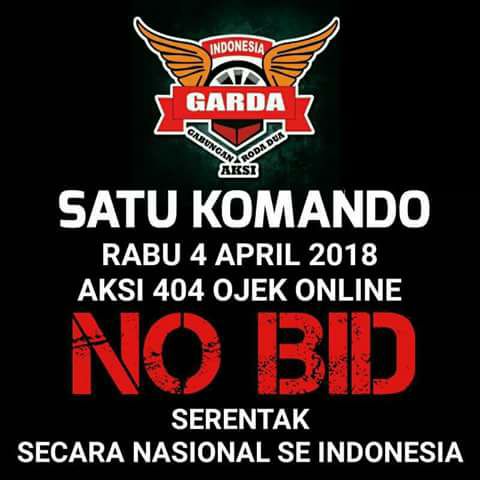 Besok Ojek Online Gojek dan Grab Mogok Jalan