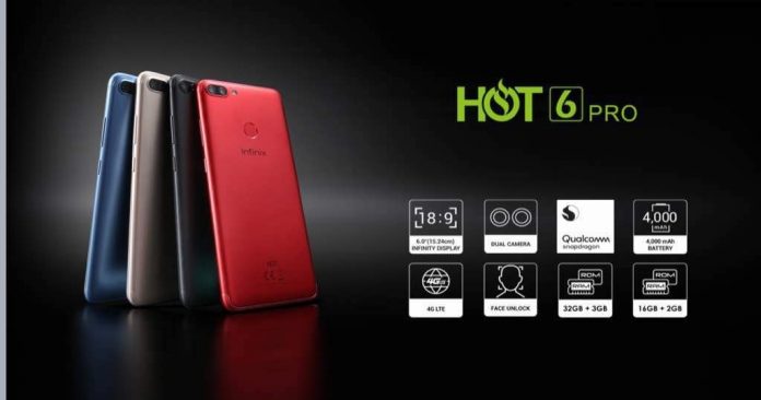 Spesifikasi infinix hot 6 pro Spesifikasi infinix hot 6 pro