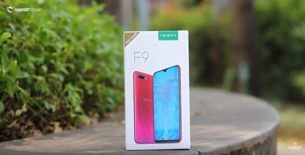 unboxing oppo f9
