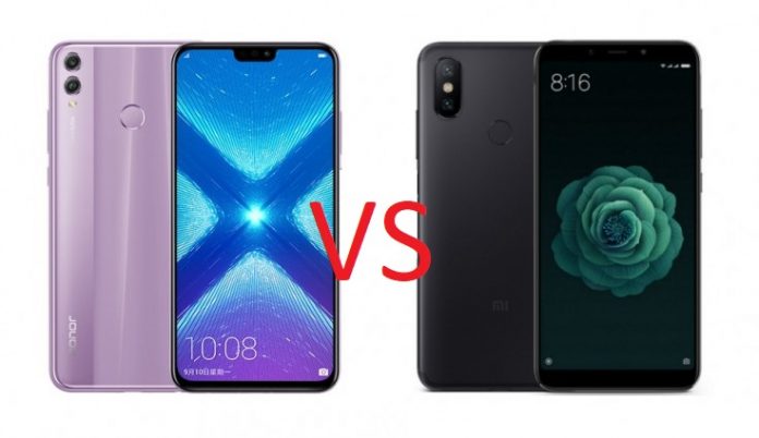 Xiaomi Mi A2 VS Honor 8X
