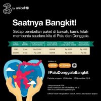 donasi tri gempa palu dan donggala