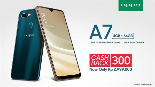 Hp OPPO A7 Cash Back