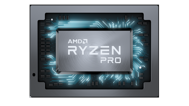 AMD Ryzen PRO Mobile Chip Shot - Front