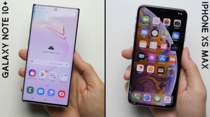 Samsung Galaxy Note 10 Plus VS iPhone Xs Max Samsung Galaxy Note 10 Plus VS iPhone Xs Max
