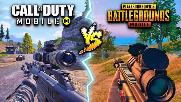 Call Of Duty Mobile vs PUBG Mobile Call Of Duty Mobile vs PUBG Mobile.