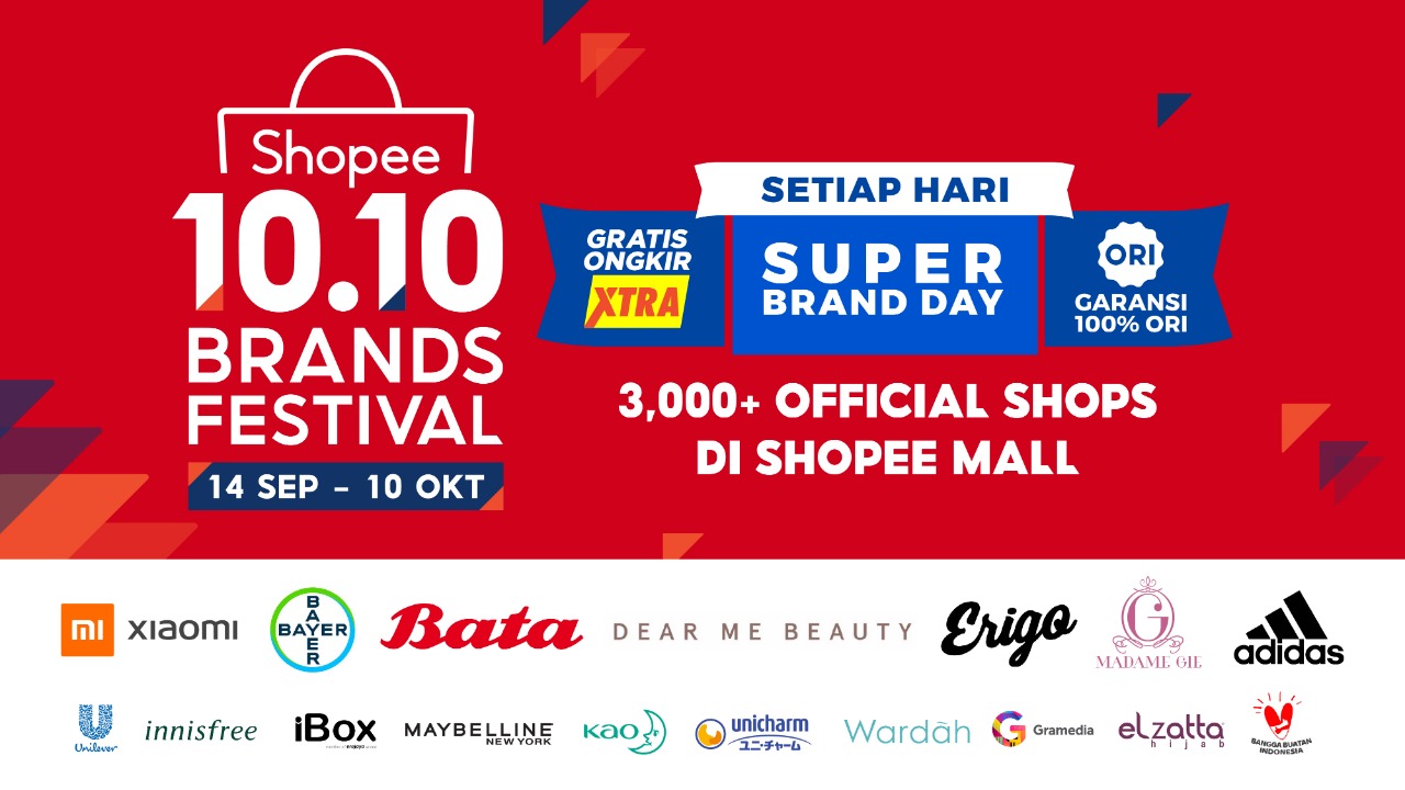 Ini Mitra Brand Pilihan Di Shopee 10.10 Brands Festival - GadgetSquad.ID