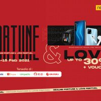 Bulan Penuh Cinta, realme Sebar Diskon di Ajang “Fortune & Love Festival”