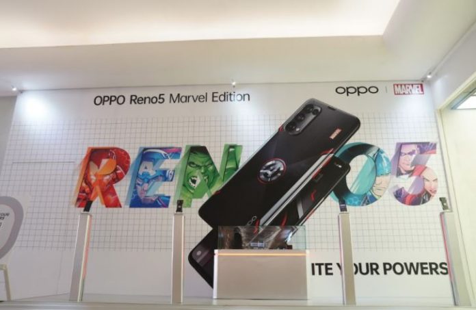 Hp oppo reno 5 marvel edition