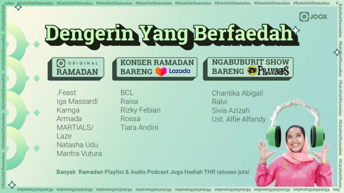 JOOX Content Calendar 'Dengerin Yang Berfaedah'