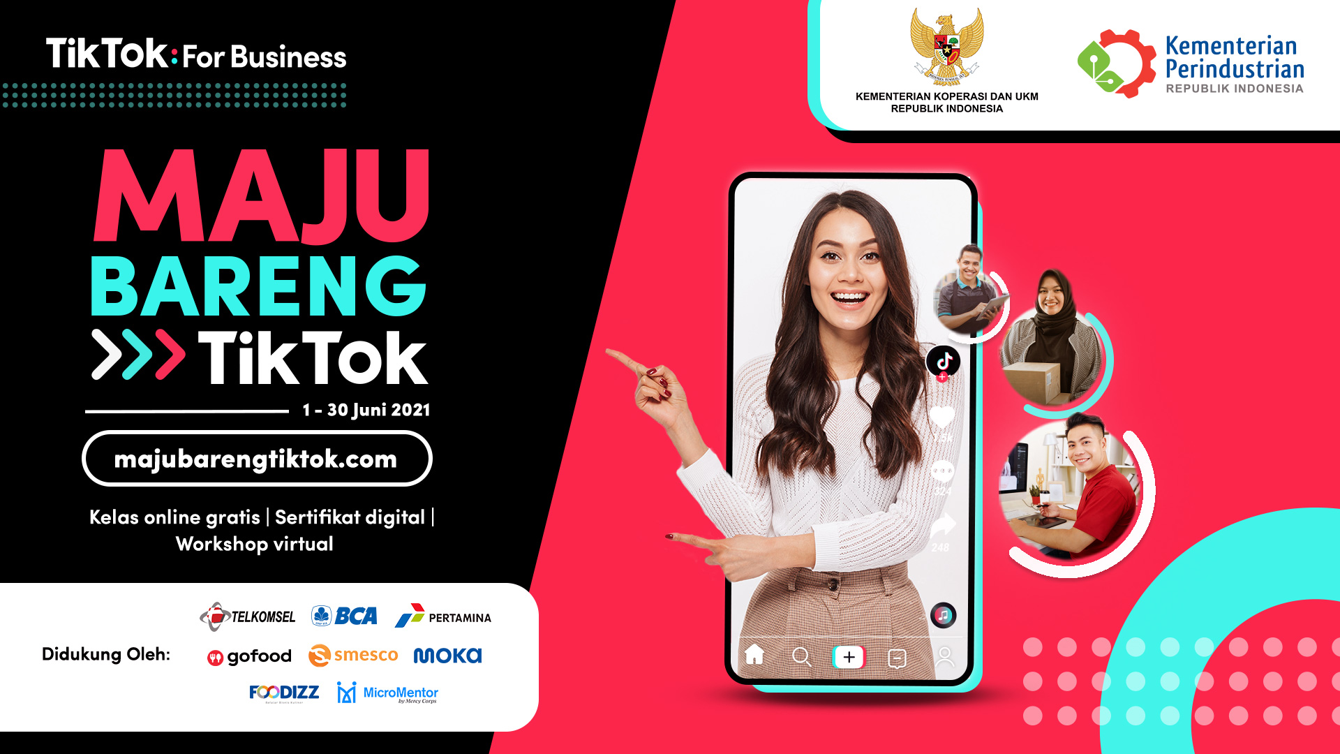 Dukung UKM Dan IKM, TikTok Hadirkan Program 'Maju Bareng TikTok ...