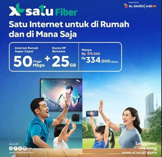 XL SATU Fiber Layanan Internet Terbaru Untuk di Rumah XL SATU Fiber Layanan Internet Terbaru Untuk di Rumah