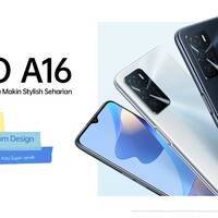 Baru! OPPO A16 – Desain Makin Stylish, Baterai Makin Tahan Lama oppo A16