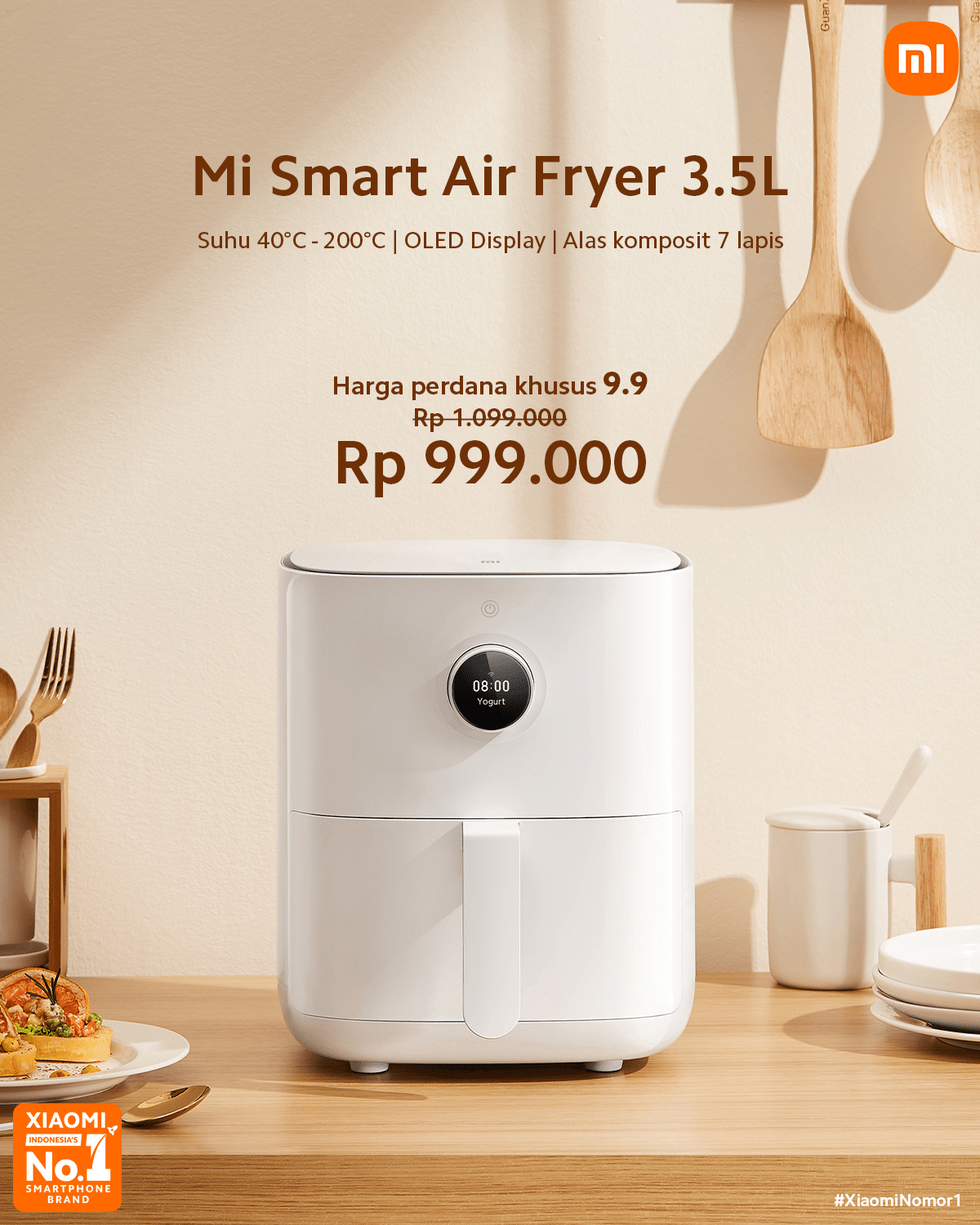 Xiaomi Luncurkan Alat Masak Pintar Terbaru, Mi Smart Air Fryer 3.5L ...