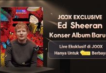 Ed Sheeran Hadirkan Konser Live Eksklusif di JOOX