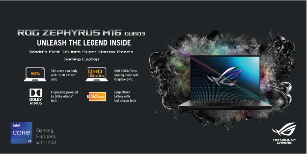 ASUS ROG Zephyrus M16 (GU603Z) Laptop Asus ROG terbaru 2
