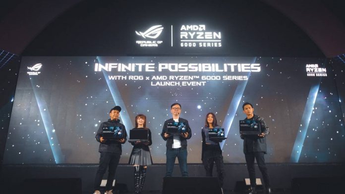 ASUS ROG Hadirkan Jajaran Laptop Gaming Bertenaga Prosesor AMD Ryzen™ 6000 Series Pertama di Indonesia ASUS ROG Hadirkan Jajaran Laptop Gaming Bertenaga Prosesor AMD Ryzen™ 6000 Series Pertama di Indonesia