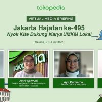 Jakarta Hajatan ke-495, Tokopedia DUkung UMKM Lokal (1)