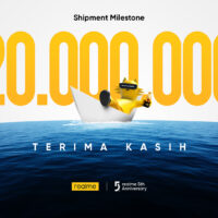 Kado Manis realme di Ultah ke 5, Tembus 20 Juta Pengiriman di Indonesia, Selamat!!!