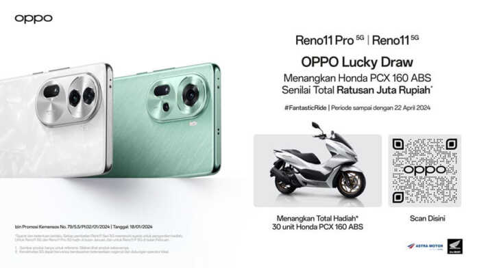 Beli OPPO Reno 11 Bisa Dapat Honda PCX (1)
