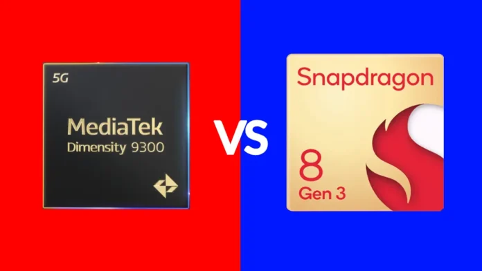 snapdragon 8 gen 3 vs dimensity 9300