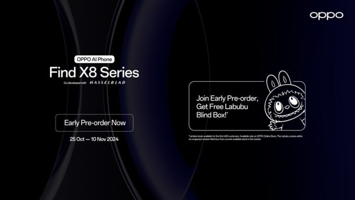 Early Pre-order OPPO Find X8 Series gratis Labubu Blind Box (1) Early Pre-order OPPO Find X8 Series gratis Labubu Blind Box (1)