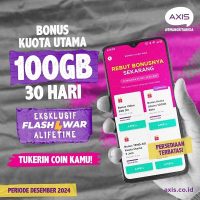 Ada Banyak Promo Liburan Akhir Tahun Buat Pengguna Axis, Begini Caranya ! Ada Banyak Promo Akhir Tahun Buat Pengguna Axis, Begini Caranya ! (1)