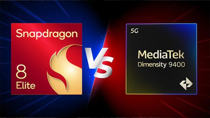 Qualcomm Snapdragon 8 Elite vs MediaTek Dimensity 9400 Qualcomm Snapdragon 8 Elite vs MediaTek Dimensity 9400