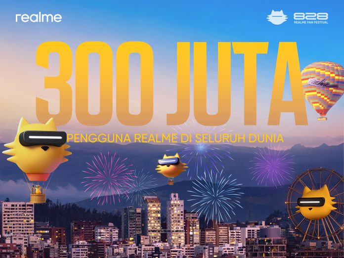 300 Juta Pengguna realme di Seluruh Dunia