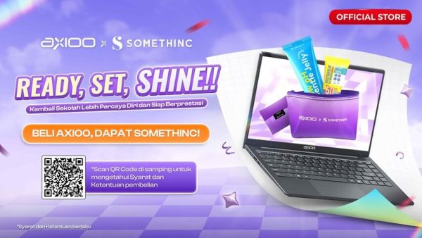 Laptop Axioo Kolaborasi dengan Skin Care Somethinc, Jadi Apa (1)
