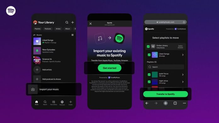 Fitur Baru Spotify Spotify Playlists Transfer